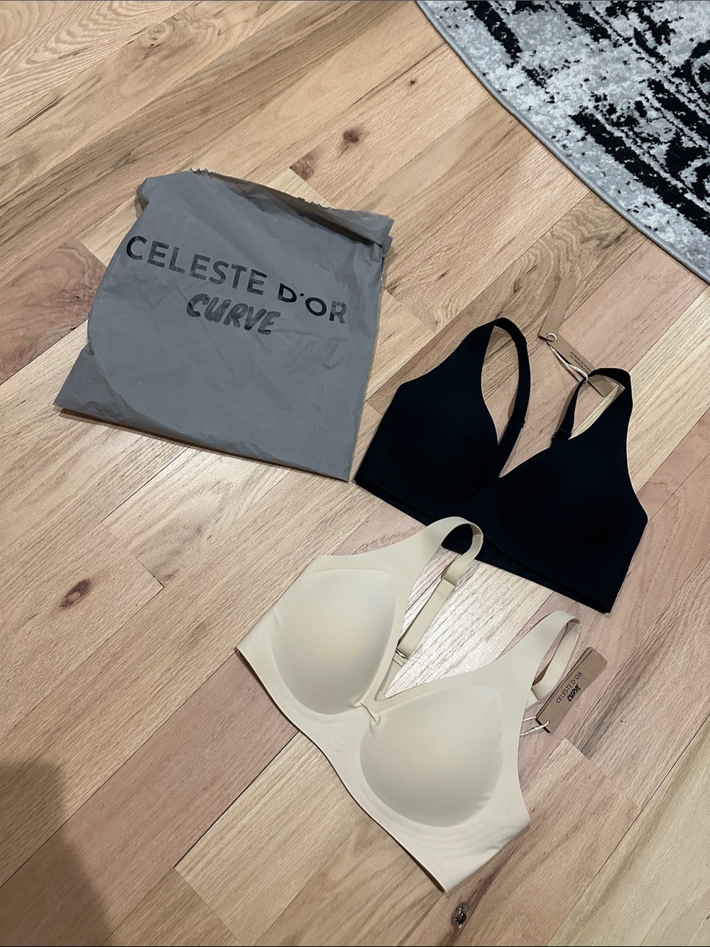 Celeste D’or curve deep v jelly push up bra bundle (2)